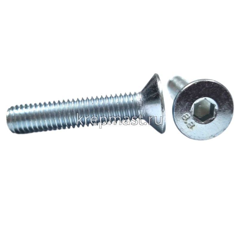 Винт с внут. шестиг. потай голов. 8х40 кл.пр.8,8 DIN 7991