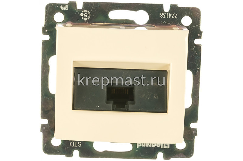 Розетка Valena крем.Rj45 кат. 5е
