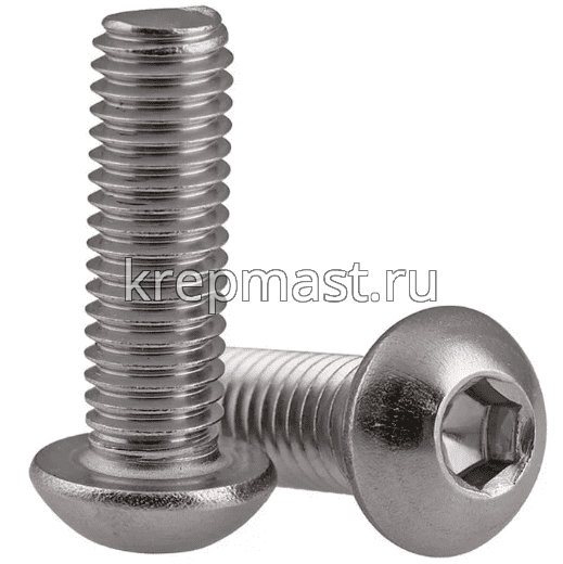 Винт ISO 7380 с внутр.шестигр. 6х 16 10,9