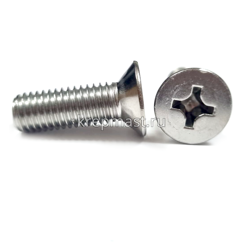 Винт 10х 30 потай DIN 965 нерж. А2