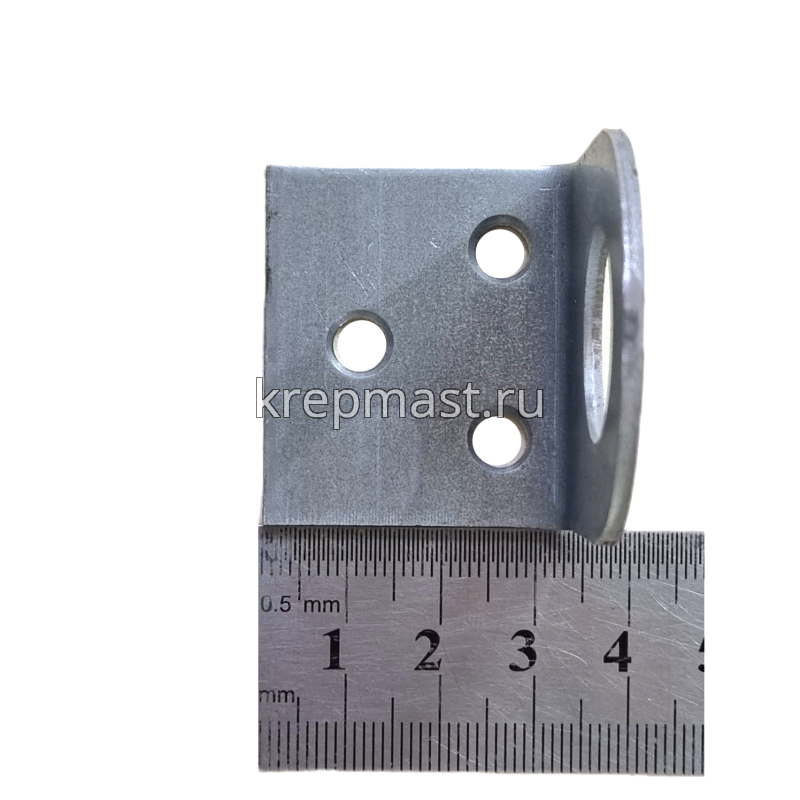 Проушина угловая 40х75мм цинк