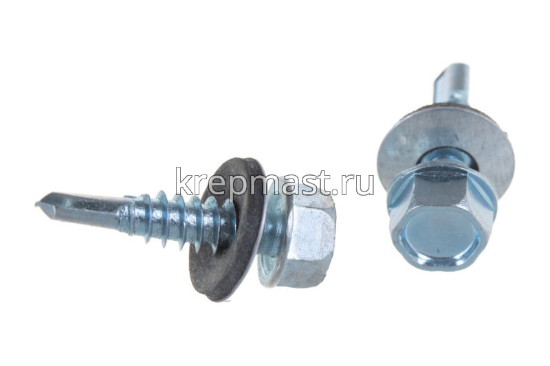 Саморез д/кровли 6,3х 25 оцинк