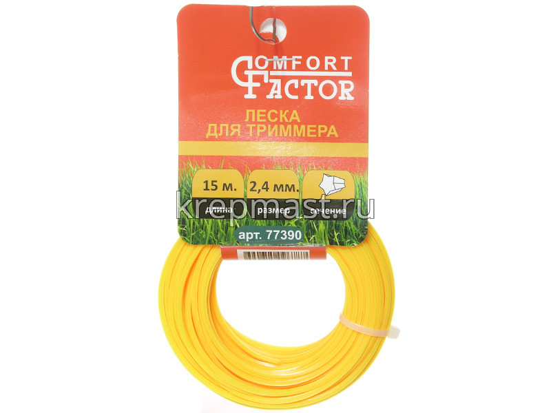 Леска для триммера 4,0мм ОМАХ звезда (по 10м)