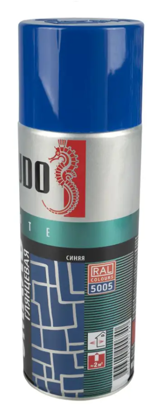 Эмаль аэр. универс. синяя 520мл