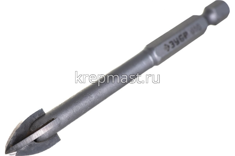 Сверло по стеклу 10мм ЗУБР (с 4мя реж.лезвиями)