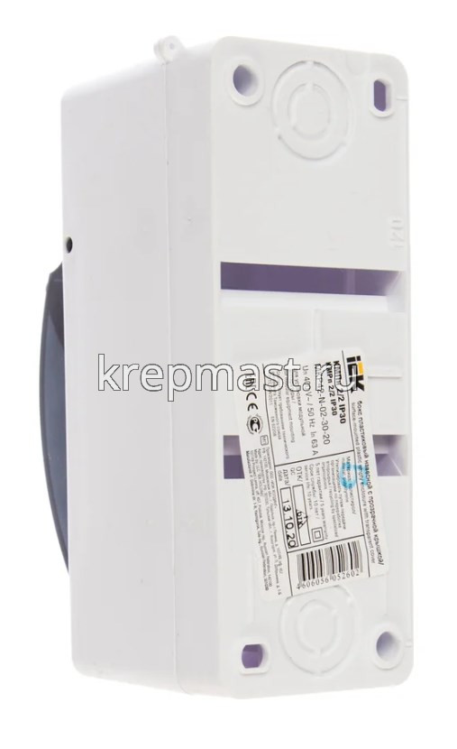 Бокс ОП 2автомата пластик с дверцей 146х89х53мм IEK