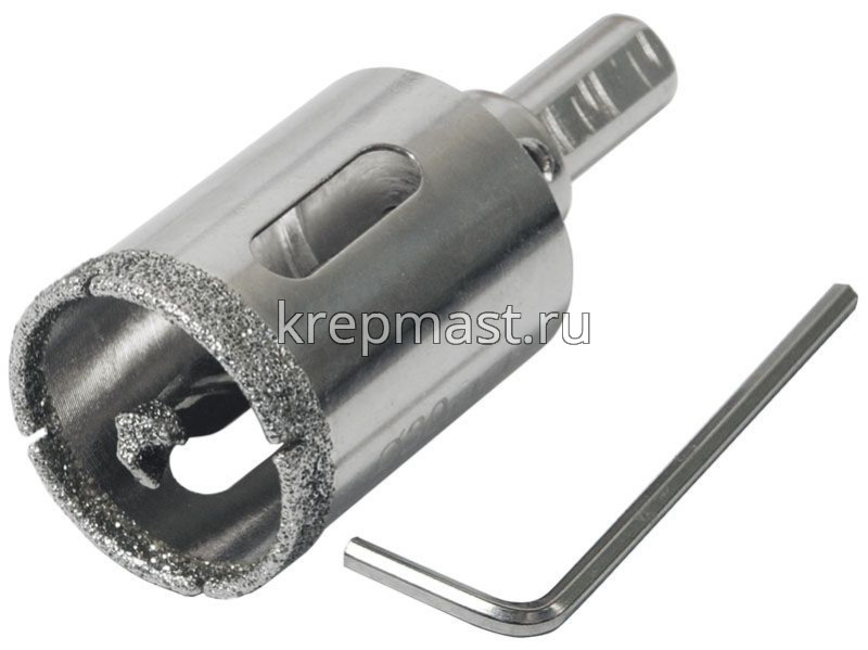 Коронка п/СТЕКЛУ алмазная 22мм КЕРАМОГРАНИТ