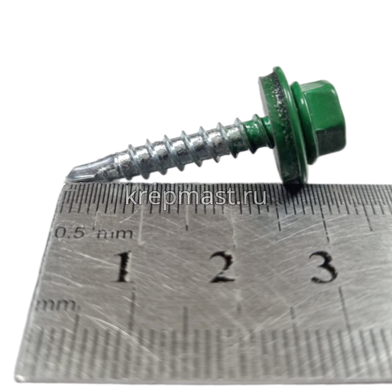 Саморез д/кровли краш. 4,8х29 RAL 6002