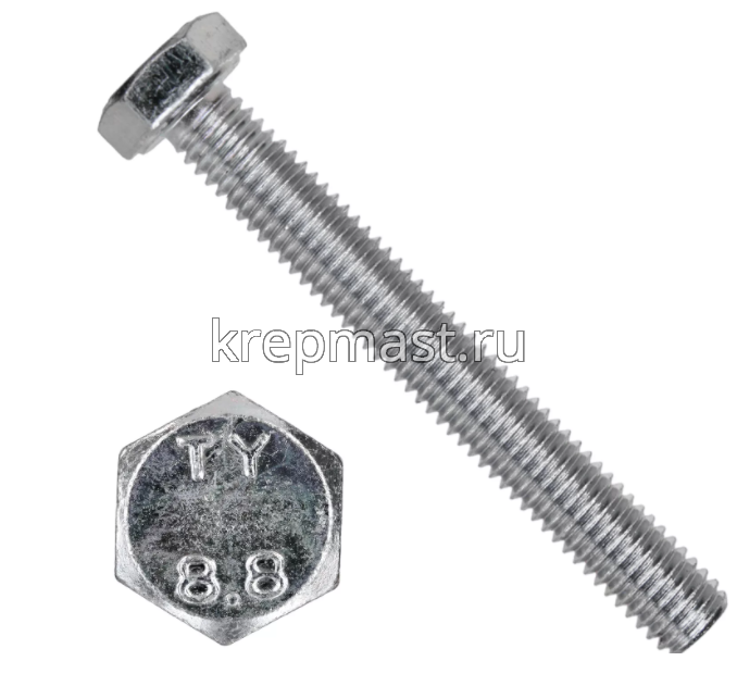 Болт 14х200 кл.пр.8,8 оц. п/р DIN 933