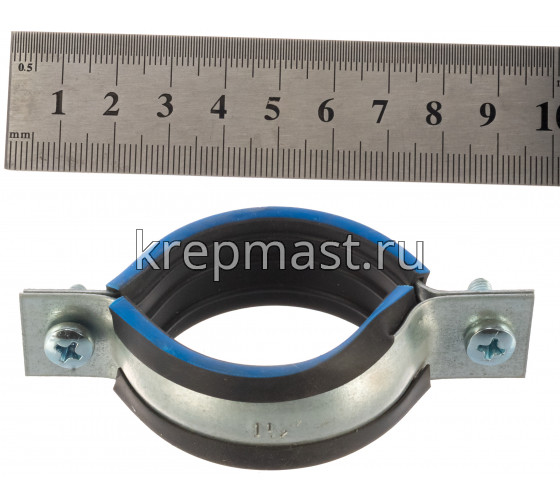 Хомут с гайкой ( 44-50мм)(48-52мм)