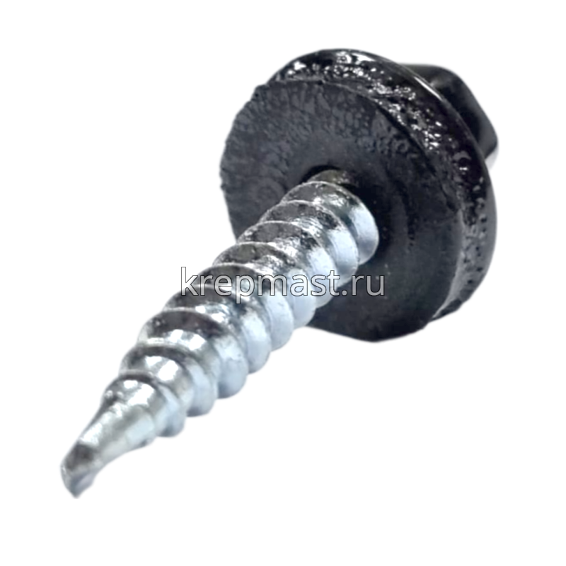 Саморез д/кровли краш. 4,8х29 RAL 9005