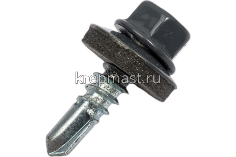 Саморез д/кровли краш. 5,5х19 RAL 7024