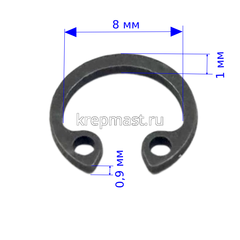 Шайба стопор. М 8 Отверстие DIN 472
