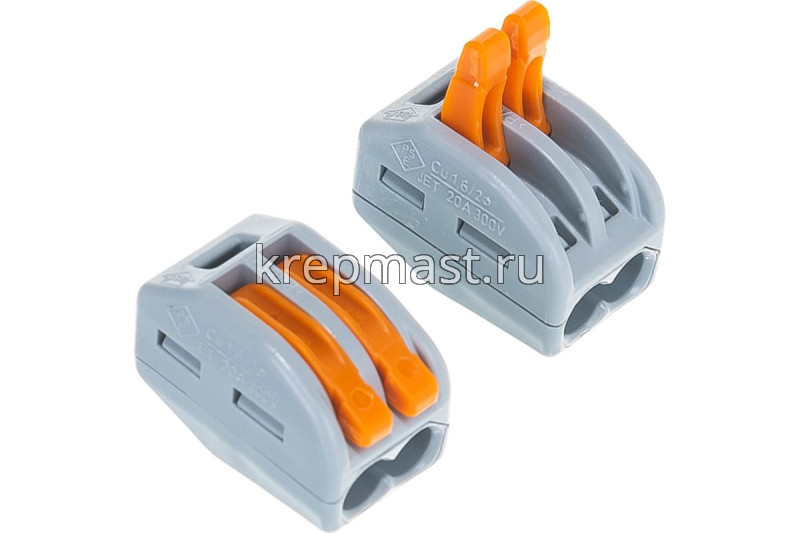 Клемма 2-х WAGO СК-412 оранжевые