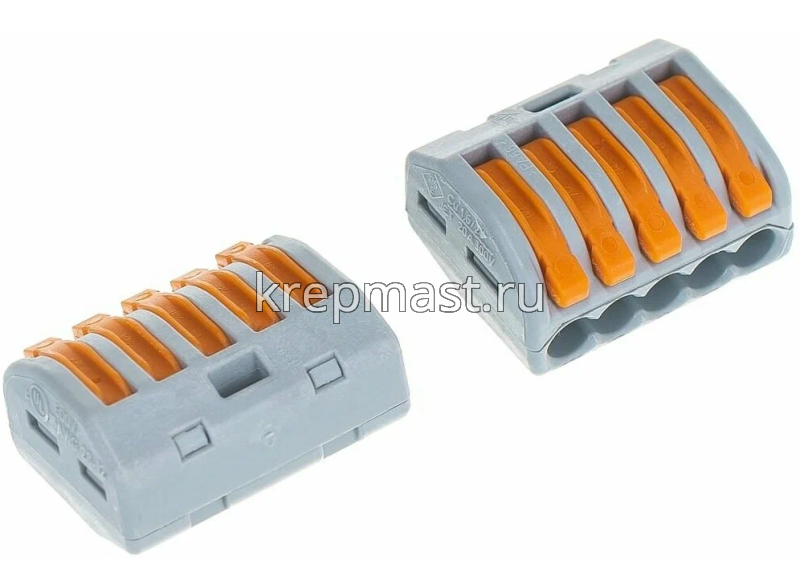 Клемма 5-ти WAGO СК-415 оранжевые