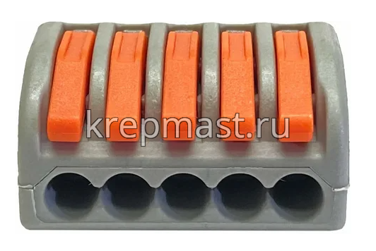 Клемма 5-ти WAGO СК-415 оранжевые