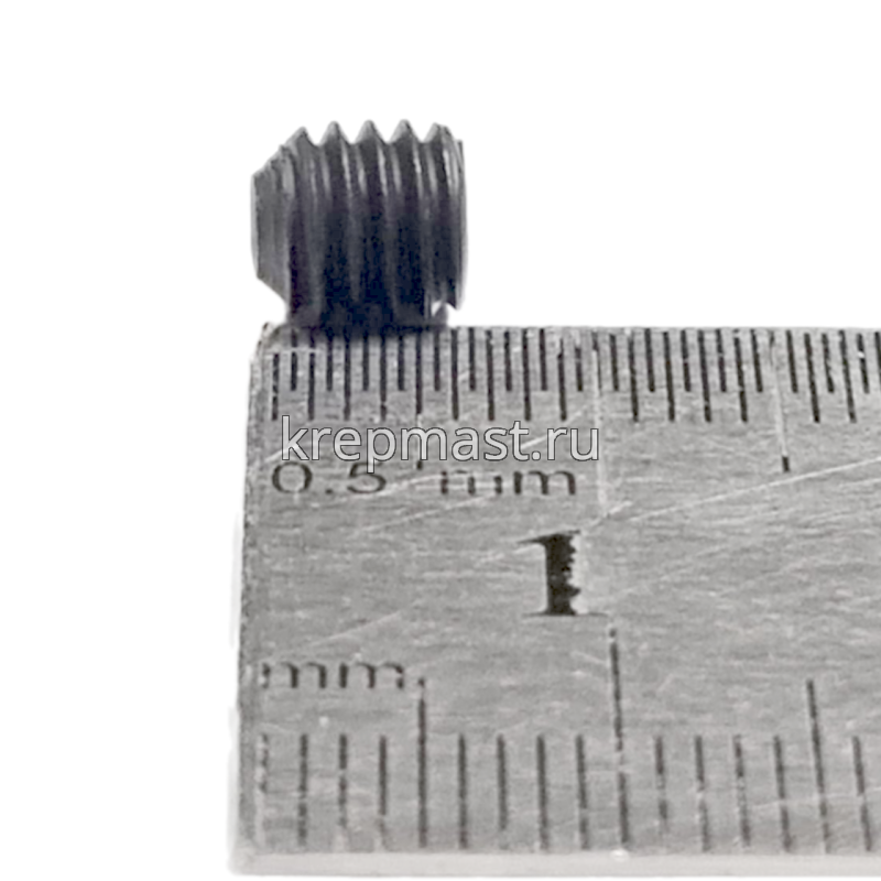 Винт установ. DIN 916 М6 х 6 кл.пр. 12.9 черн.