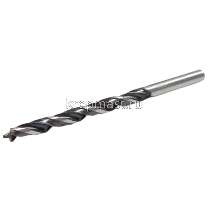 Сверло по дереву спиральное 4 х 75 мм