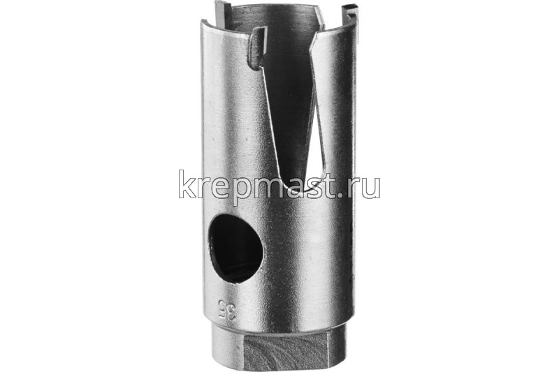 Коронка + адаптер ЗУБР d=35мм "ПРОУНИВЕРСАЛ"твердосплав