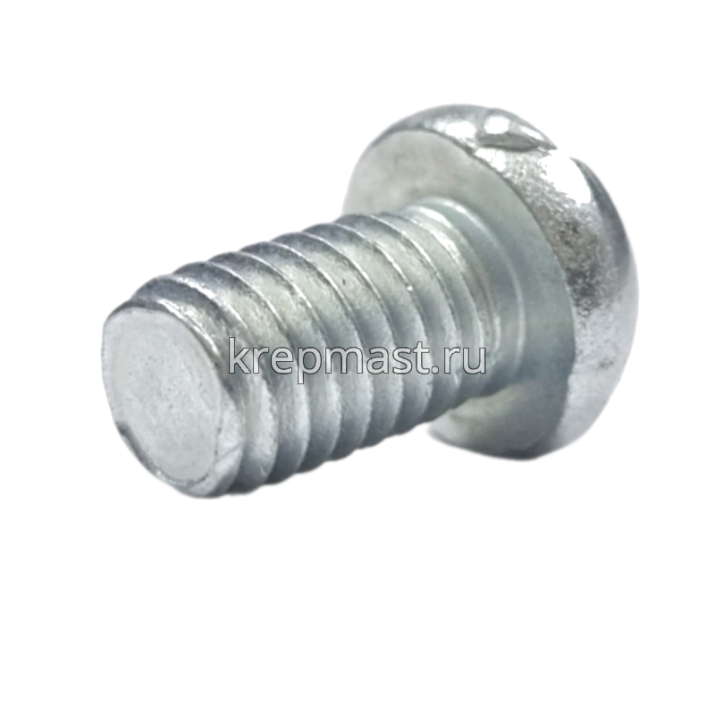 Винт п/цил 6,0х10 DIN 7985 (шлиц)