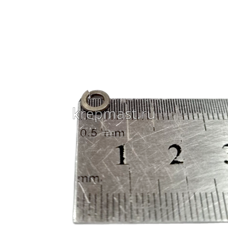 Шайба гроверная 3 DIN 127 черная