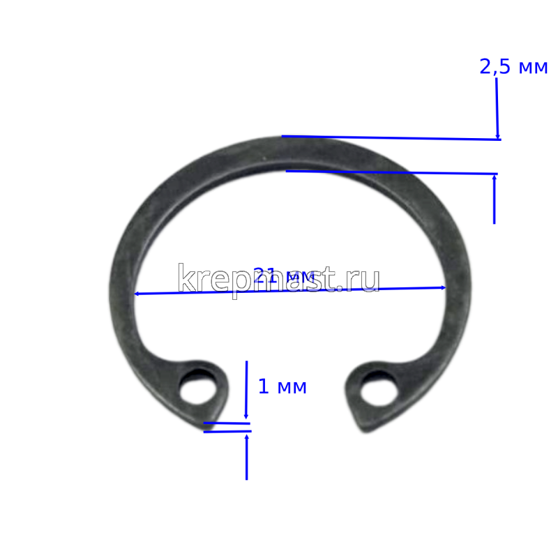 Шайба стопор. М 21 Отверстие DIN 472