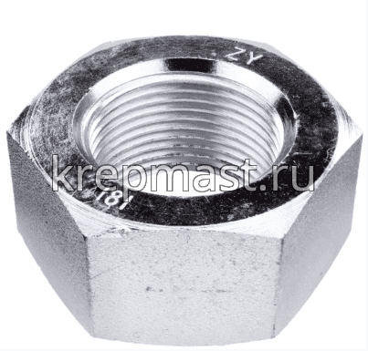 Гайка 6-гр. М 18 (1,5) МЕЛКАЯ резьба DIN 934