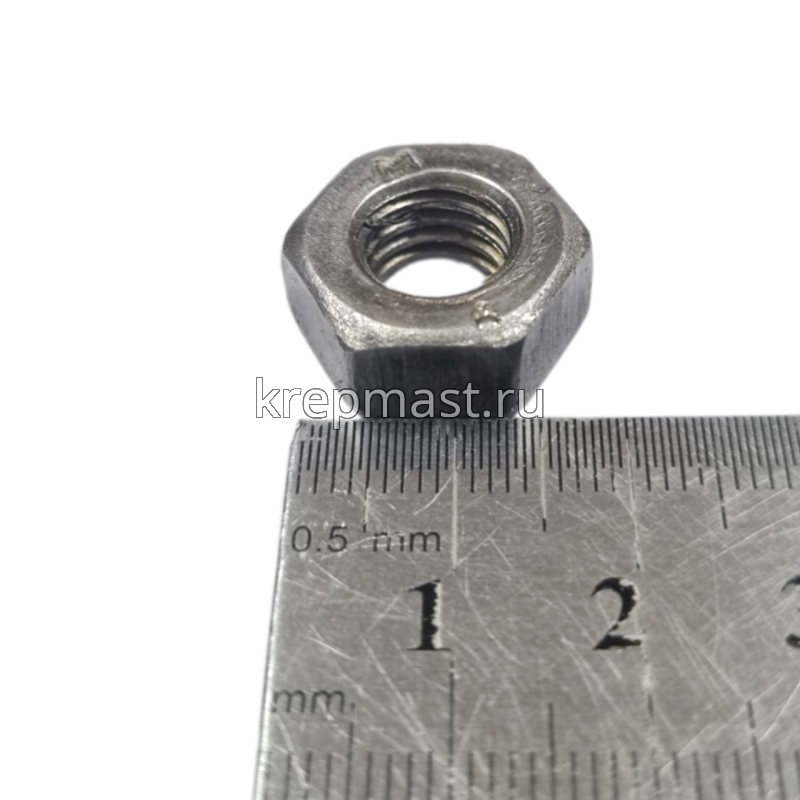 Гайка 6-гр. М 10 (1,5) черная