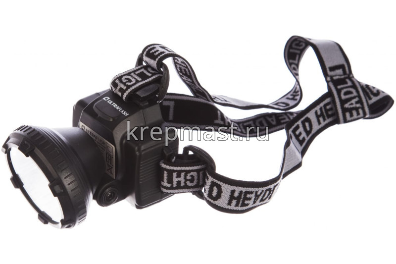 Фонарь ULTRAFLASH налобный аккум. черный 5LED