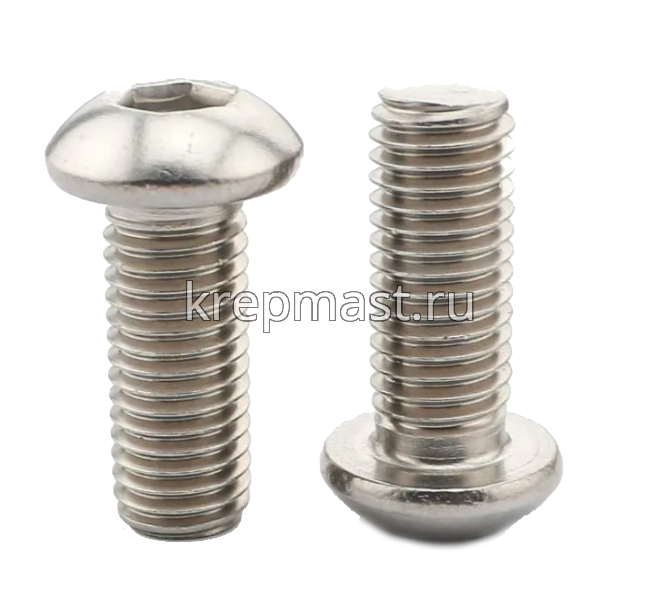 Винт с внутр.шестигр. 5х 8 нерж. А2 ISO 7380