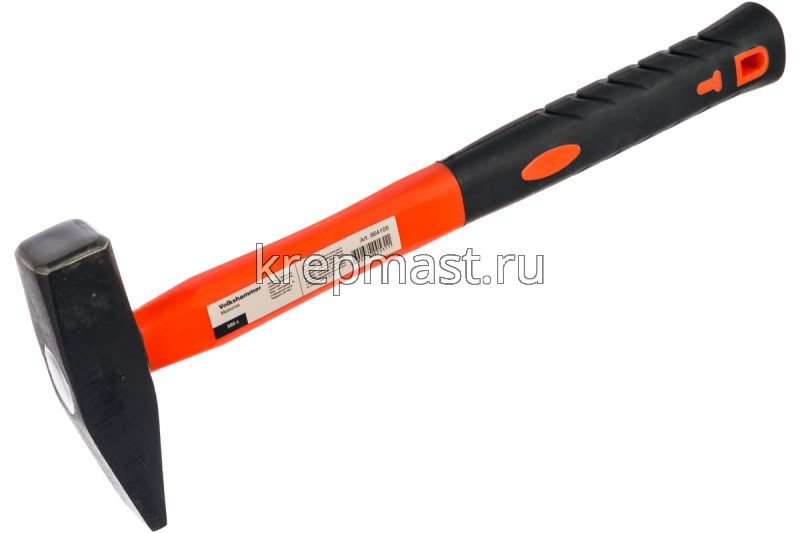 Молоток с фиброглассовой ручкой 500гр