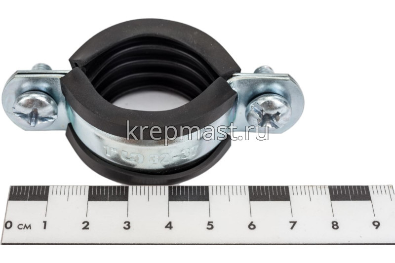 Хомут с гайкой ( 32-35мм)