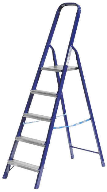 Стремянка стальная СИБИН 5 ступеней высота 103см