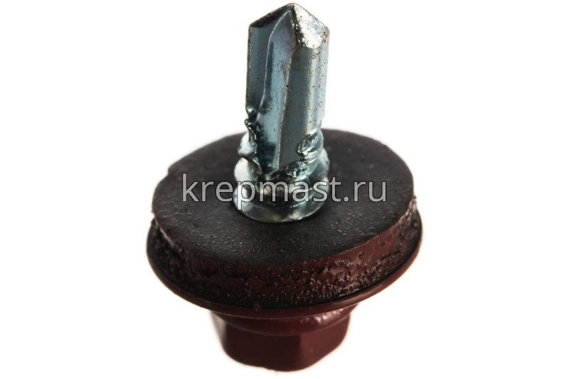Саморез д/кровли краш. 5,5х19 RAL 3011