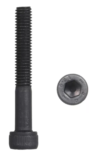 Винт с внутр.шестигранником 6 х 50 черный кл.пр.12,9 н/р DIN 912