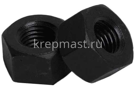 Гайка 6-гр. М 14 DIN 934 (2,0) кл.пр.10,0 чёрная