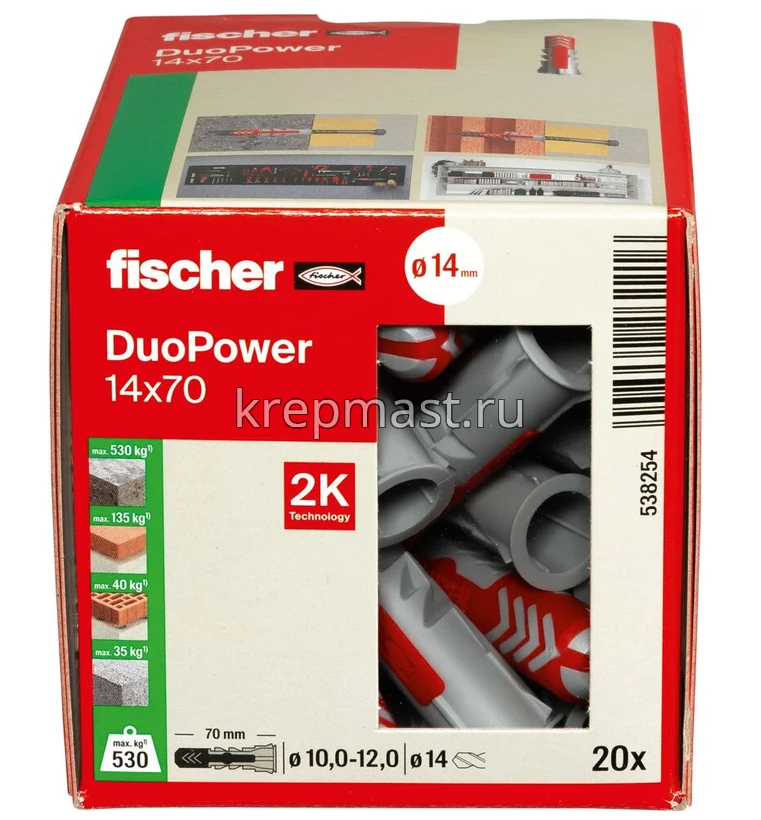 DUOPOWER 14х70 дюбель