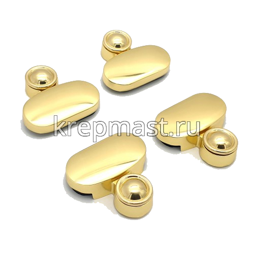 Зеркалодержатель 159 (золото) Soller (комплект 4шт)