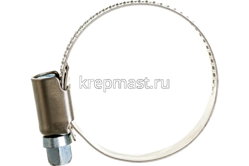 Хомут червячный нержавейка 25-40