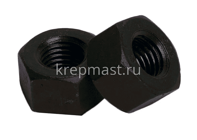 Гайка 6-гр. М 20 DIN 934 (2,5) кл.пр.10,0 чёрная