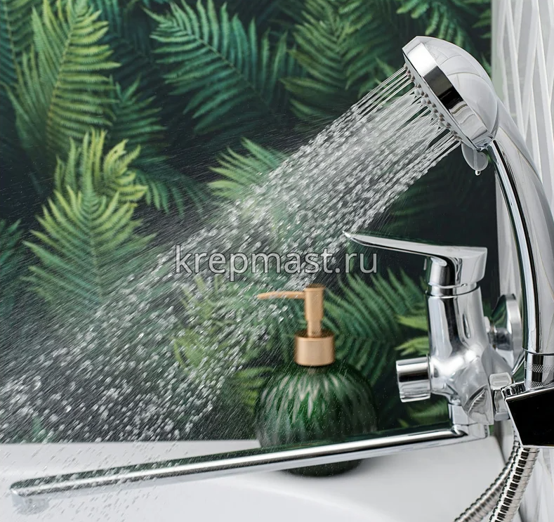 Смеситель д/ванны B8274-18F латунь