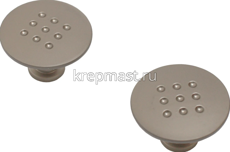 Ручка кнопка A507 SN сатин StahlBuro