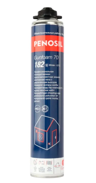 Пена монтажная Penosil Gunfoam 70 Winter 182 850мл