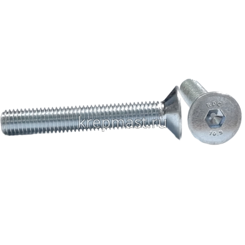 Винт с внут. шестиг. потай голов. 12х 80 кл.пр.10,9 DIN 7991