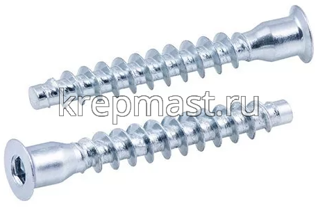 Винт - конфирмат 7,0х50 потай с вн/шест.SW4 оц