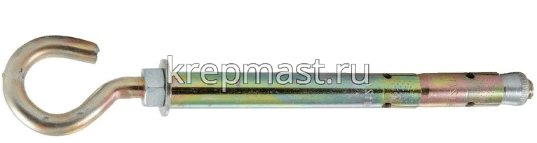Анкер двухраспорный с крюком 10х180х14
