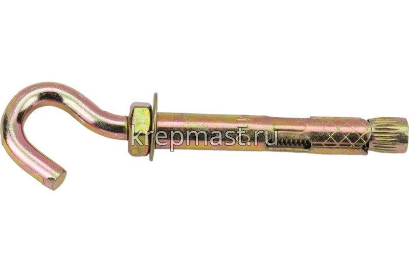 Анкерный болт с крюком 10х 80