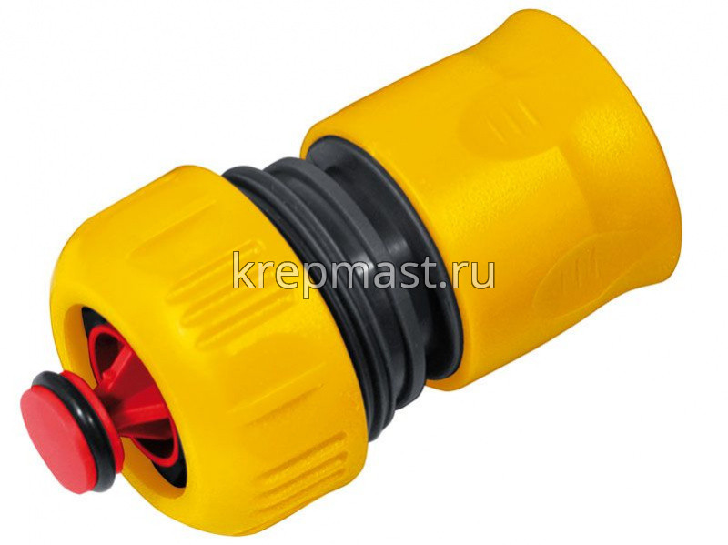 Соединитель GRINDA /USP с автостопом ударопроч. пластмассы 1/2"