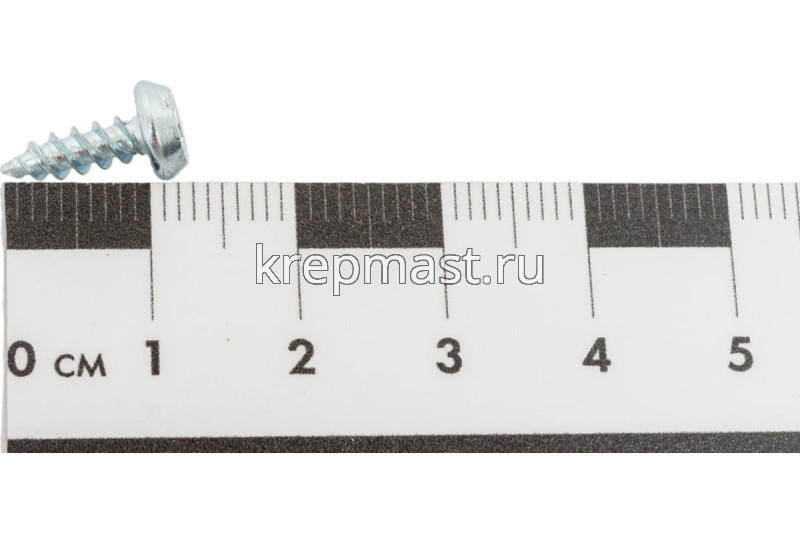 Саморез п/цил. острый 3,5х11 оцинк (белый)