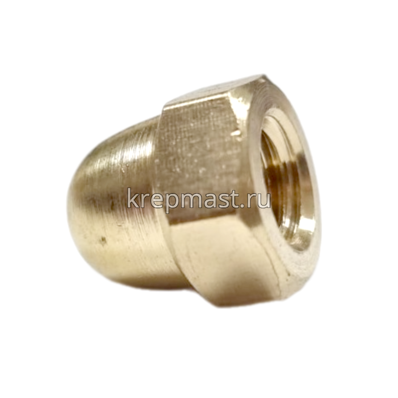 Гайка колпачковая М 8 DIN 1587 латунь